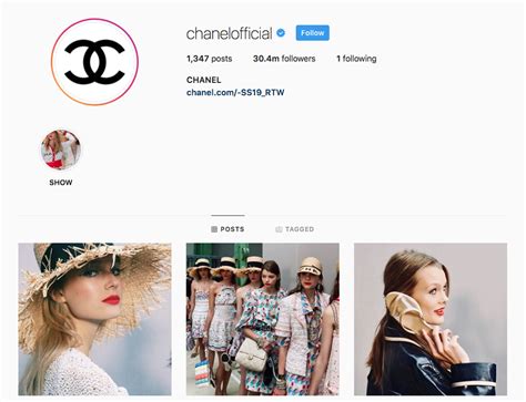 chanel page instagram|Chanel official Instagram.